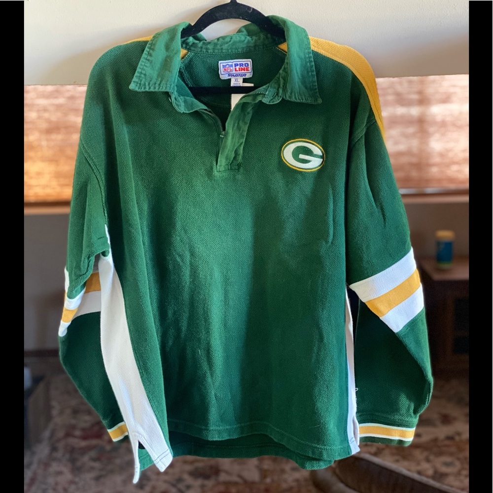 Starter Green Bay Packers collared quarter zip